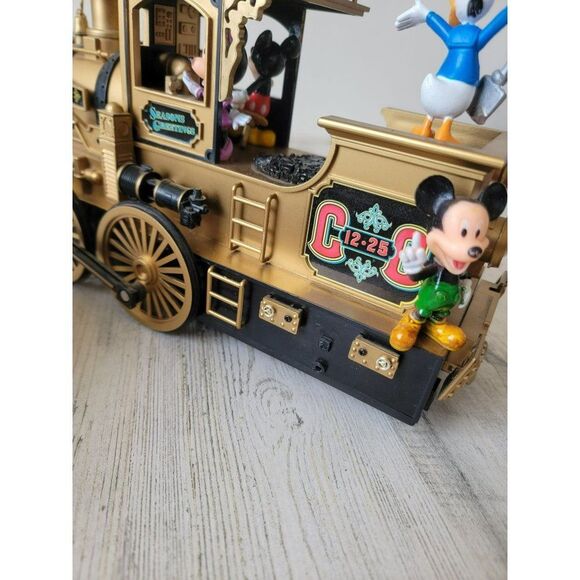 Mr Christmas Cannonball train AS IS Xmas Mickey Mouse Donald Duck Snow White dec - Picture 14 of 15
